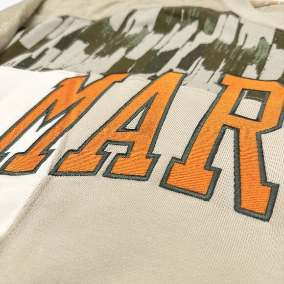 Puma‎ x MARKET Sweatshirt Mens Size Medium Tan Camo Crewneck Pullover Collab - Picture 4 of 11